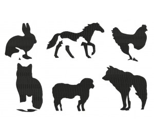 Stickdatei - Katze Kätzchen Silhouette